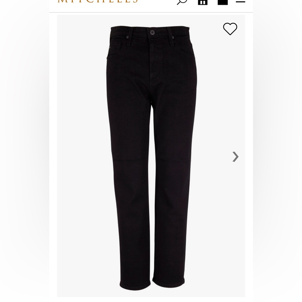 AG The Isabelle High-Rise Straight Crop